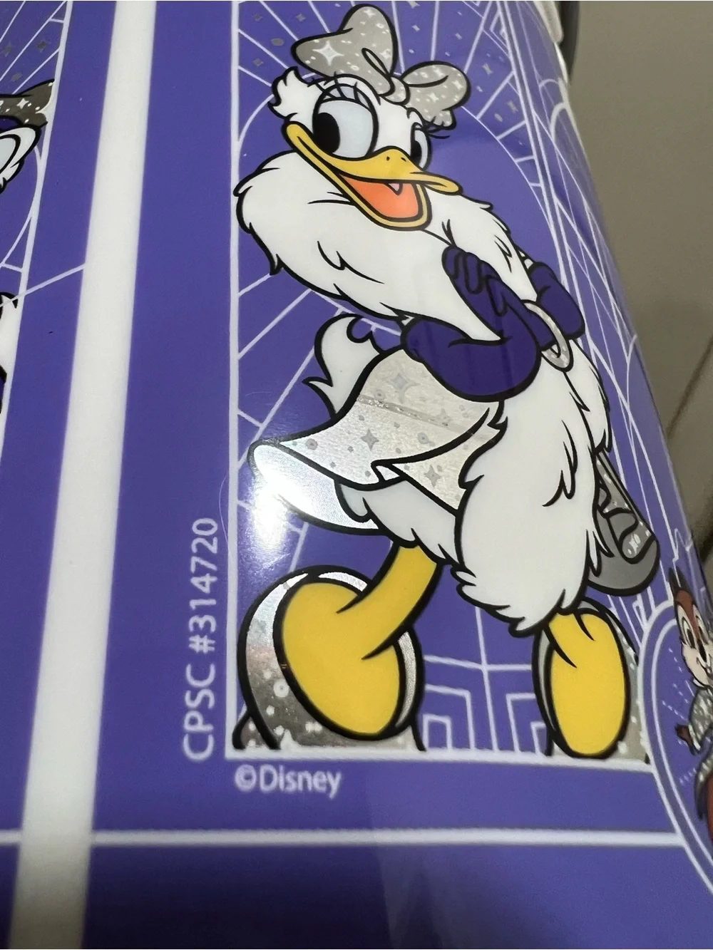 ✨Disney 100 Years of Wonder Souvenir Popcorn Bucket 2023✨ Purple/White/Silver